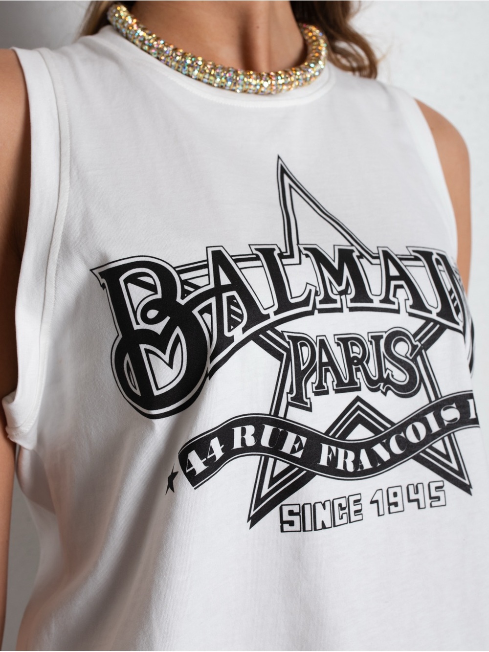 Balmain Cropped Tank 🌟